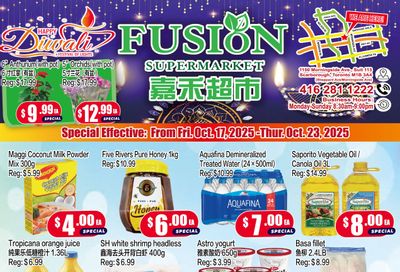 Fusion Supermarket (Scarborough) Flyer October 17 to 23