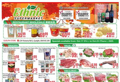 Ethnic Supermarket (Guelph) Flyer October 17 to 23