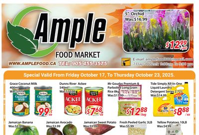 Ample Food Market (Brampton) Flyer October 17 to 23