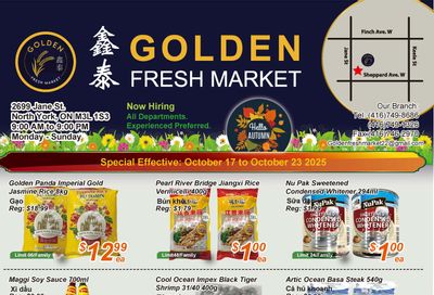 Golden Fresh Market Flyer October 17 to 23