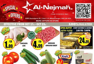 Alnejmah Fine Foods Inc. Flyer October 17 to 23