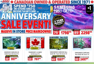 2001 Audio Video Flyer October 17 to 23