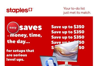 Staples Flyer October 17 to 23