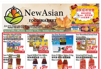 New Asian Food Market Flyer October 17 to 23