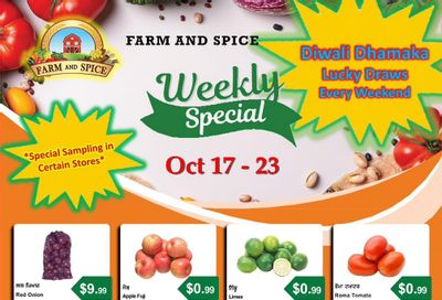 Farm And Spice Grocers Flyer October 17 to 23