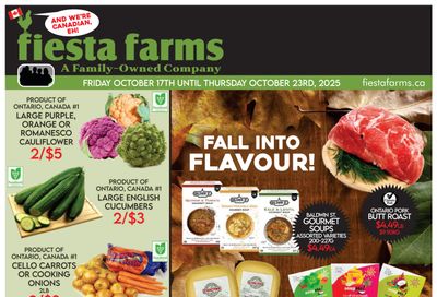 Fiesta Farms Flyer October 17 to 23