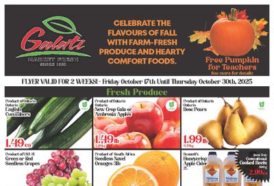 Galati Market Fresh Flyer October 17 to 30