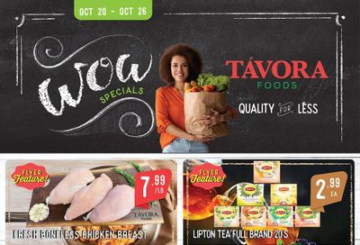 Tavora Foods Flyer October 20 to 26