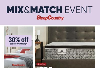Sleep Country Flyer October 22 to 28
