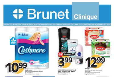 Brunet Clinique Flyer October 23 to November 5