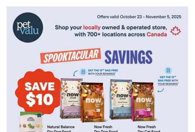 Pet Valu Flyer October 23 to November 5
