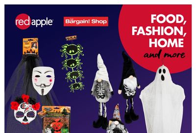 The Bargain Shop & Red Apple Stores Flyer October 23 to 31
