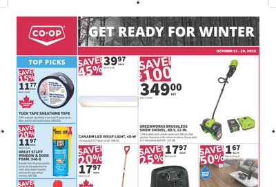 Co-op (West) Home Centre Flyer October 23 to 29