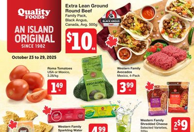 Quality Foods Flyer October 23 to 29
