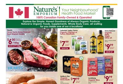 Nature's Emporium Bi-Weekly Flyer October 23 to November 5