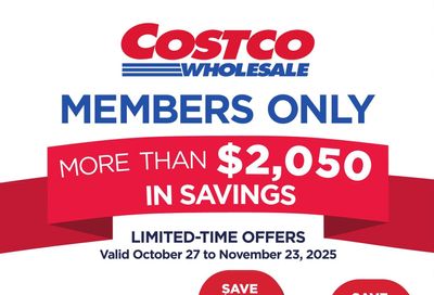 Costco Warehouse Savings Flyer October 27 to November 9