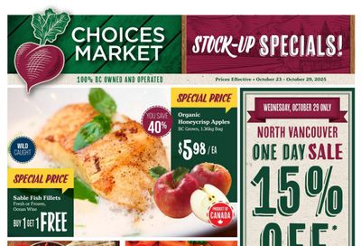 Choices Market Flyer October 23 to 29