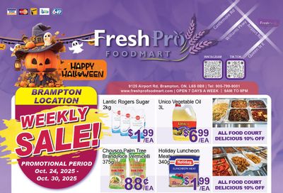 FreshPro Foodmart (Brampton) Flyer October 24 to 30