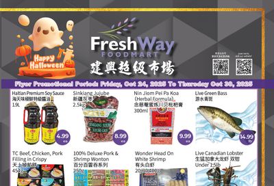 FreshWay Foodmart Flyer October 24 to 30