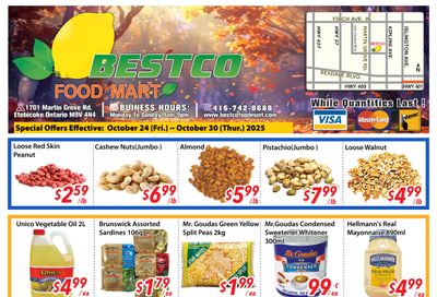 BestCo Food Mart (Etobicoke) Flyer October 24 to 30