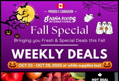 Basha Foods International Flyer October 23 to 29