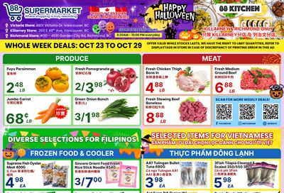 88 Supermarket Flyer October 23 to 29