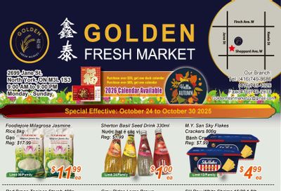 Golden Fresh Market Flyer October 24 to 30