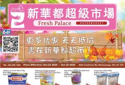 Fresh Palace Supermarket Flyer October 24 to 30