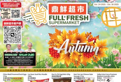 Full Fresh Supermarket Flyer October 24 to 30