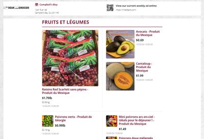 Mike Dean Local Grocer Flyer October 23 to 30