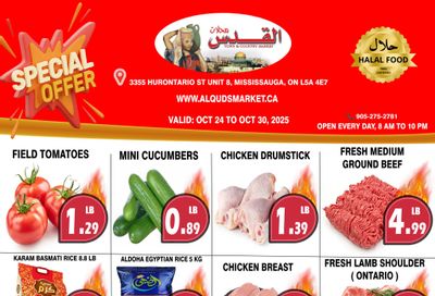 Al-Quds Supermarket Flyer October 24 to 30