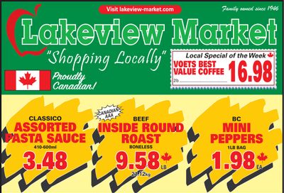 Lakeview Market Flyer October 25 to 31