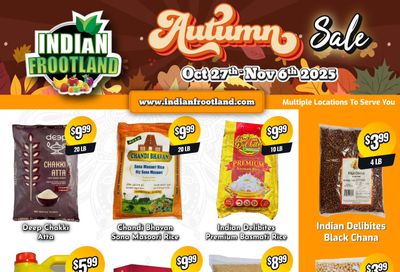 Indian Frootland Flyer October 27 to November 6