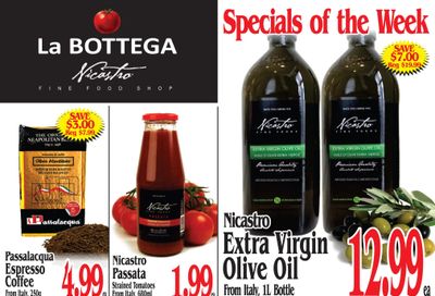 La Bottega Nicastro Fine Foods Flyer October 27 to November 9