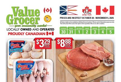 Value Grocer Flyer October 30 to November 5