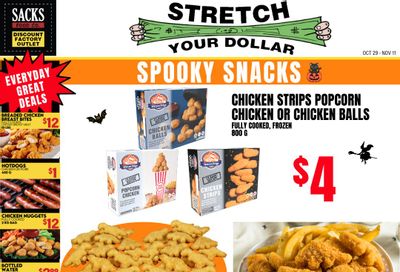 Sacks Food Co. Flyer October 29 to November 11