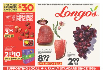 Longo's Flyer October 30 to November 5
