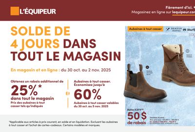 L'Équipeur Flyer October 30 to November 5