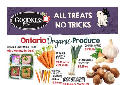 Goodness Me Flyer October 29 to November 4