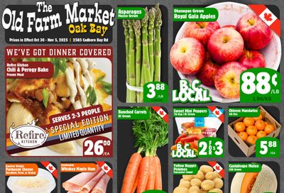 The Old Farm Market (Victoria) Flyer October 30 to November 5