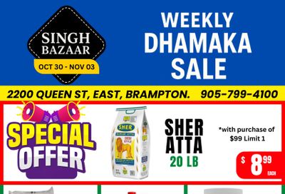 Singh Bazaar Flyer October 30 to November 3