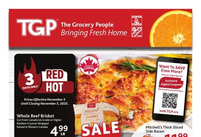 TGP The Grocery People Flyer October 30 to November 5