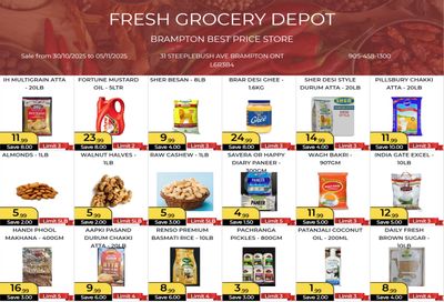 Fresh Grocery Depot Flyer October 30 to November 5