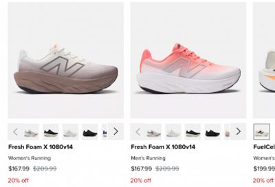 New Balance Canada: Save 20% on Sale Styles