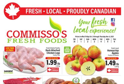 Commisso's Fresh Foods Flyer October 31 to November 6