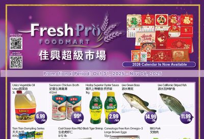 FreshPro Foodmart (Richmond Hill) Flyer October 31 to November 6