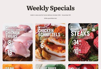 Meridian Farm Market Flyer October 30 to November 5