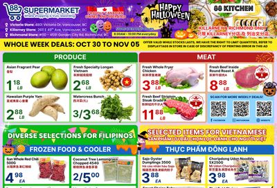 88 Supermarket Flyer October 30 to November 5