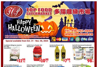Top Food Supermarket Flyer October 31 to November 6