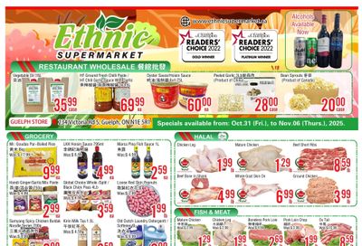Ethnic Supermarket (Guelph) Flyer October 31 to November 6